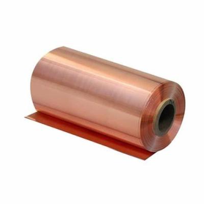 China Excellent electrical and heat conduction pure copper foil with competitive price copper strip coil for sale