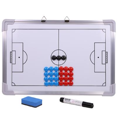 China Leatherwear Aluminum alloy frame magnetic teaching football tactics board wall mounted game coaching coach sand table instruction board for sale