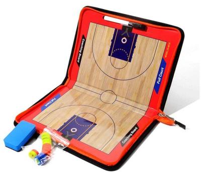 China Leatherwear Basketball football tactical board Color coaching board instruction drill board half court magnetic tactical boar for sale