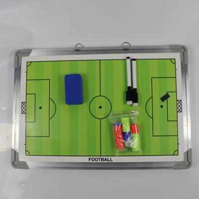 China Leatherwear Football tactics board aluminum alloy basketball coaching board color instruction board magnetic tape pen tape eraser for sale