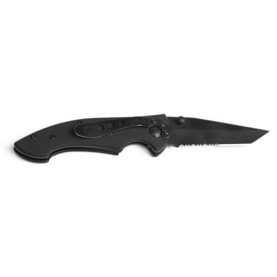 China Mute Non-variable Black Oxide Blade Pocket Knife 8Cr Blade, Aluminum Handle Pocket Knife for sale