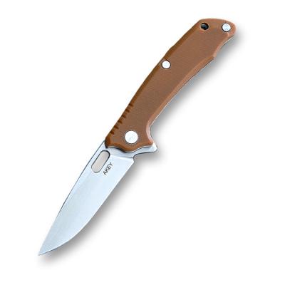 China The Group of Ten Pocket Knife Non-variable D2 Handle Blade Thumb Slot Folding Knife Ball Bearing for sale