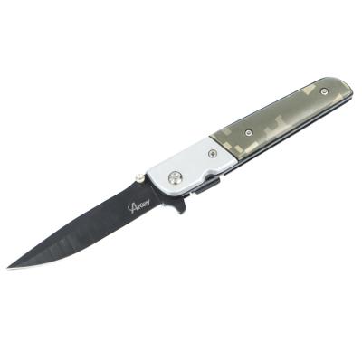 China Digital Camouflage Print Non-Variable Handle Thin 8CrR14 Pocket Knife Blade, Group of Ten Handle Pocket Knife for sale