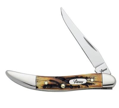 China Small Texas Toothpick Pocket Knife 3 Inch Long Staple Non-Variable Point Closed Blade for sale