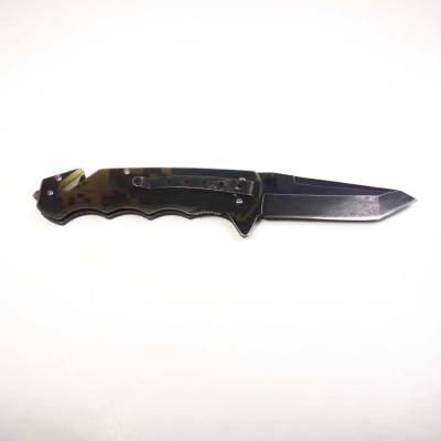 China Non-variable pocket knife with features glass breaker on end knife for sale