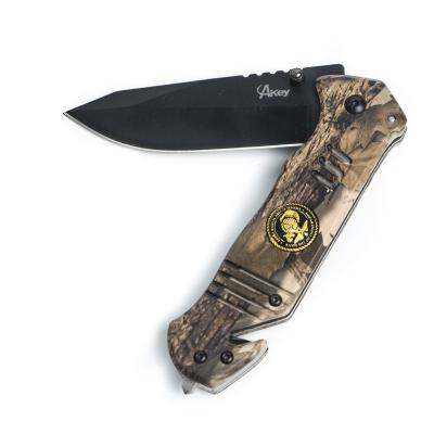 China Non-variable pocket knife with liner lock, Pocketclip, glass breaker, seat belt cutter for sale