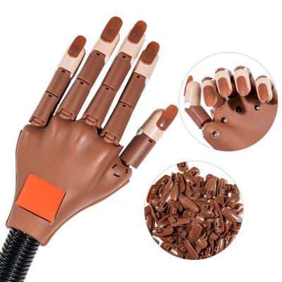 China Professional Diy Manicure Training Manicure Practice Tool False Hand Model Manicure Joint Practice Adjustable False Hand Nail Care Tool for sale