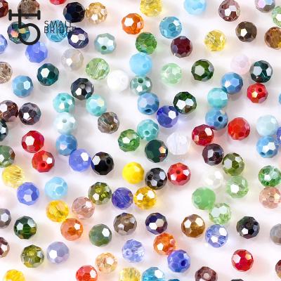 China 3 4 6 Popular Wholesale Round Spacer 8mm Czech Glass Beads For Jewelry Making Diy Crystal Beads Accessories Colorful Faceted for sale