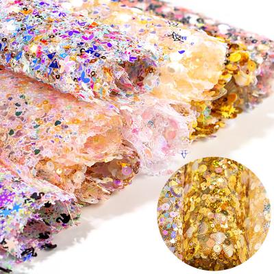 China 2022 Popular No Moq Color Shells Star Flower Glitter Shiny Rhinestones Glitter Nail Art Beauty Table Mat Nail Art Tool for sale