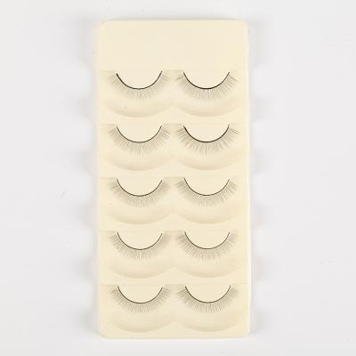 China High Fiber Fashion 5 Pairs And 10 Pairs Factory Soft And Comfortable Material Practice False Eyelashes for sale