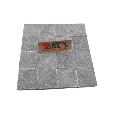 China Modern Split Outdoor Dark Padang Gray Granite G654 Cobblestone Pavers Cobblestone for sale