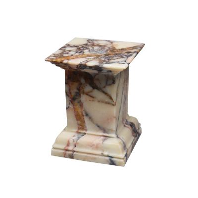 China Vessel Home Marble Candle Holder Marble Decoration Base Candle Holder For Decoration for sale