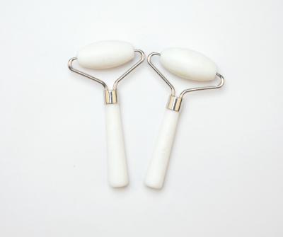 China Face Slimming Jade Facial Massage Beauty Tool white for face massage Jade Roller for sale