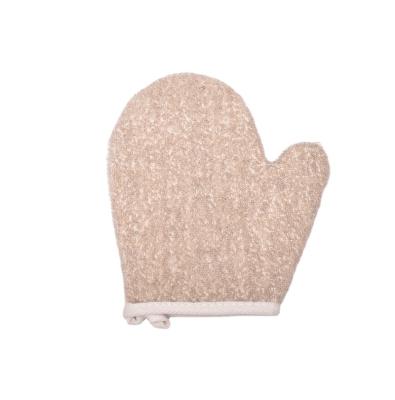 China EXFOLIATING Amazon Success Exfoliating Scrubber Mitt Peeling Scrub Mitt Ramie Bath Mitt for sale