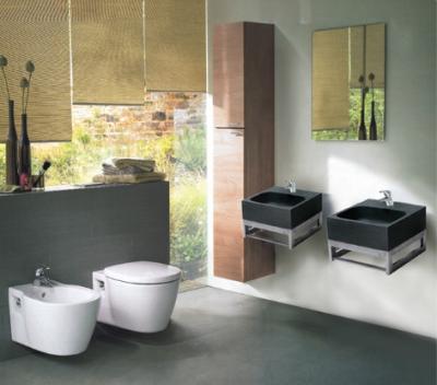 China Natural blue limestone bathroom sink honed for sale