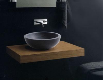 China Natural blue limestone bathroom sink honed for sale