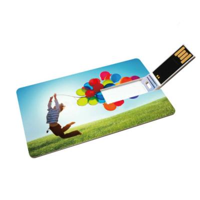 China Full Color Printing USB 2.0 Business Card Promotion Flash USB Drive Business Card Popular Gift Advertising Plastic 8GB Pendrive 16GB Credit Card USB Flash Drive for sale