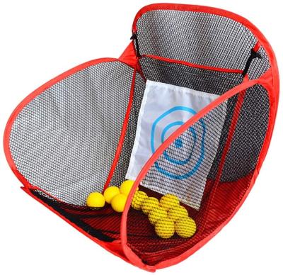 China Improved Golf Skill One-Piece Drop Boarding Wholesale Foldable Golf Hitting Net Portable Golf Net Target Net Golf Training Aids for sale