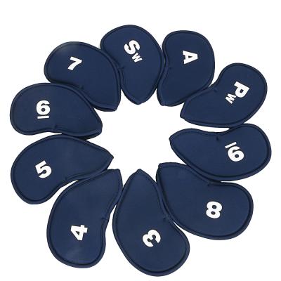 China Entertainment OEM Golf Clubs Covers Neoprene Golf Head Cover Set Iron Covers for sale