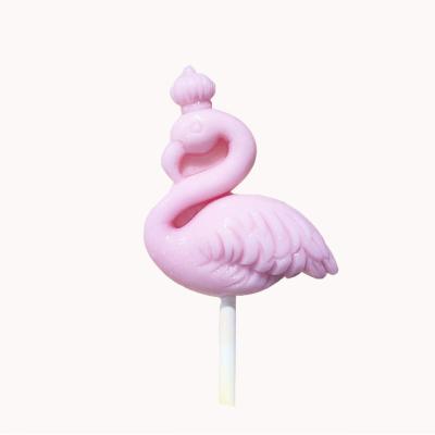 China New Sugar Free Multicolor Animal Shaped Sugar Free Mixed Flavor Vissil Lollipop for sale