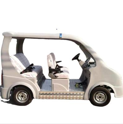 China New Energy Outdoor New Energy Partially Enclosed Electric Four-Wheel Sightseeing Sightseeing Car for sale