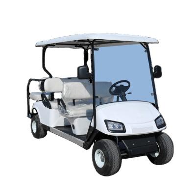 China Economic Custom Design 6 Seats Patrol Car Electric Golf Cart For Sale 10 Inch Rim Wheel Aluminum Tire 205/50-10 for sale