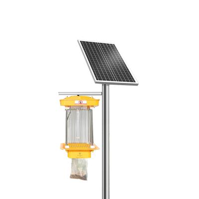 China Automatic Protection In Rainy Days Waterproof Outdoor Solar Bug Zapper Mosquito Mosquito Killing Lamp for sale