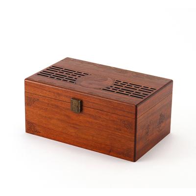 China Wooden product manufacturers currently available large number of grids wholesale six wooden tea leaf storage box for sale