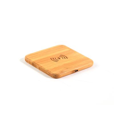 China Art Qiansheng Wooden NC 102*102*10MM Wooden Products Wooden Wireless Charger Wooden Product Support People; GUA XJ5848 for sale