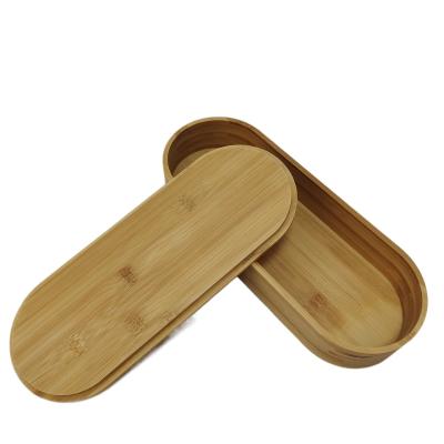 China Recyclable Custom Takeout Box Bento Box Susi Food Wooden Container Carry Box Manufacturer for sale