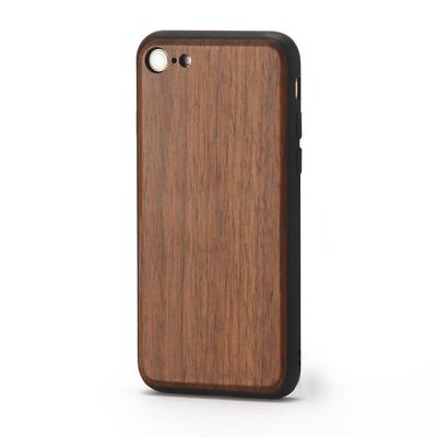 China Wooden Product Design Real Bamboo Cherry Wood Phone Case For New Engraved Phone 7 Wooden Phone Case for sale