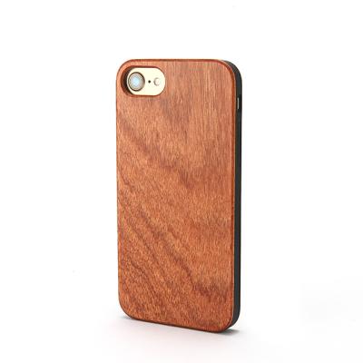 China Wholesale Natural Wooden Bamboo Products Foriphone7 Case OEM Factory TPU Phone Back Cover Shockproof Wooden Case for sale