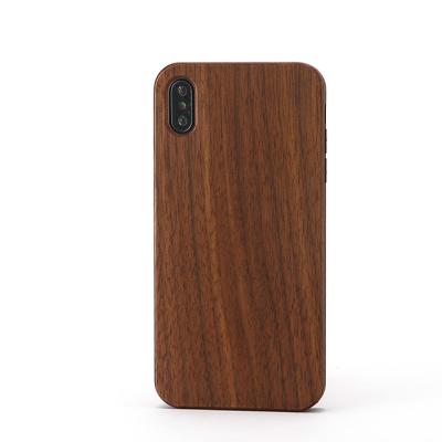 China Custom wood products wood phone case for phone xs max wood mobile back cover cases for phone for sale