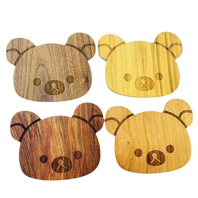 China Manufacturers Wholesale Wooden Cute Series Creative Wafer DIY Party Decoration for sale