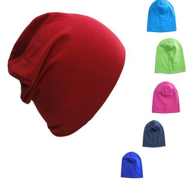 China Summer Custom Spandex Cotton Slouchy Beanie Skull Hat Unisex Popular Men Women Elastane Lightweight Slim Tee Tank Top for sale