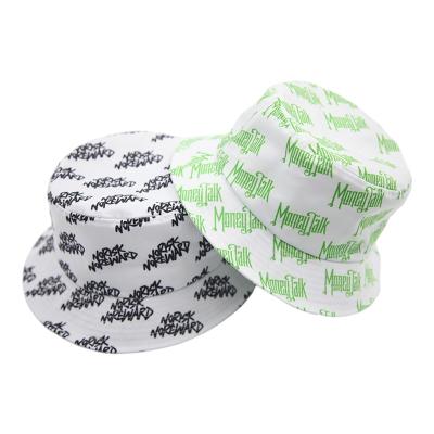 China Sublimation Printing Custom Summer Blank Allover Sublimation Printing Blank Logo Bucket Hat for sale