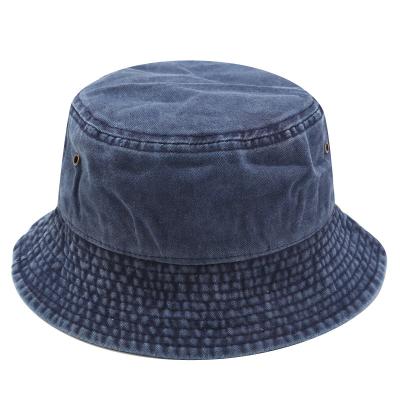 China Picture Vintage Wholesale Garment Cotton Chino Twill Washed Bucket Hats For Men And Women for sale