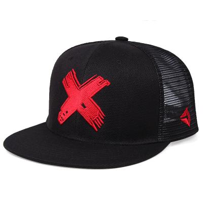 China 2021 New Releases Embroidery COMMON Logo Flat Brim Baseball Snapback Custom Hat for sale