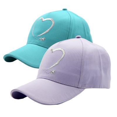 China JOINT Silver Embroidered Curved Brim Structured 5 Panel Baseball Trucker Hats for sale