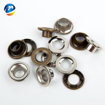 China Eco-friendly Stainless Steel Small Grommets Handbags 17mm Metal Ring Brass Grommet For Purse for sale