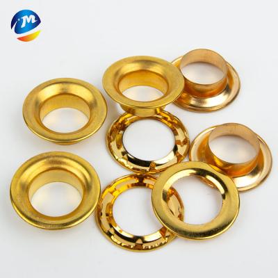 China 27mm Curtain Accessories Gold Eyelet Grommets Stainless Steel Eco-friendly Curtain Ring With Grommet for sale