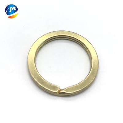 China Eco-friendly Metal Holder Key Slot Rings Accessories Key Chain Copper Key Ring For Key Chain for sale