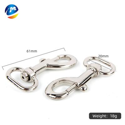 China Wholesale Classic Trigger Metal Lobster Hooks Snap Hooks 61*20mm Iron Dog Leash Swivel Hook For Bags for sale