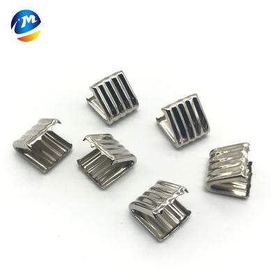 China Eco - Friendly Jewelry Making Coil Spring Crimp Ends Fastener Iron Cord Crimp Bezel Clasps for sale