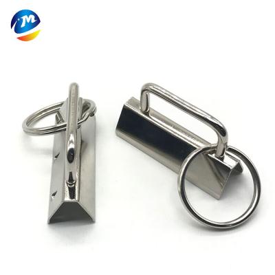 China Eco-friendly Material Iron Main FOB Tail Clips Main Chain Split Ring For Wrist Bracelets Cotton Tail Clip for sale