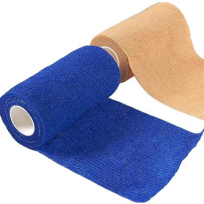 China Sports Care/Pets Care Price/Nonwoven Cohesive Bandage Kinesiology 5cm Cohesive Bandages 2x5 Well Wound Dressing for sale