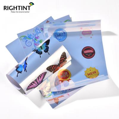 China Silver Waterproof Vinyl Decal Paper Premium Printable Sticker Paper Waterproof Sheets For Inkjet Printer Standard Letter Size 8.5