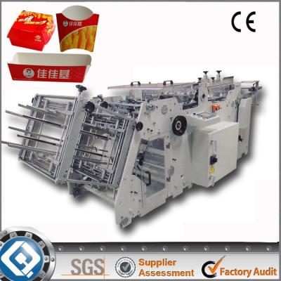 China Máquina de papel disponible automática de la fabricación de cajas del almuerzo, maquinaria de la caja del cartón en venta