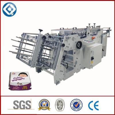 China Paperboard Auto Carton Erecting Lunch Box Making Machine Fast Speed for sale