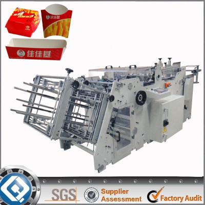 Chine 120 - 180 PCs/carton minimum érigeant la machine pour faire la boîte de seau de nourriture, boîte à pommes frites à vendre